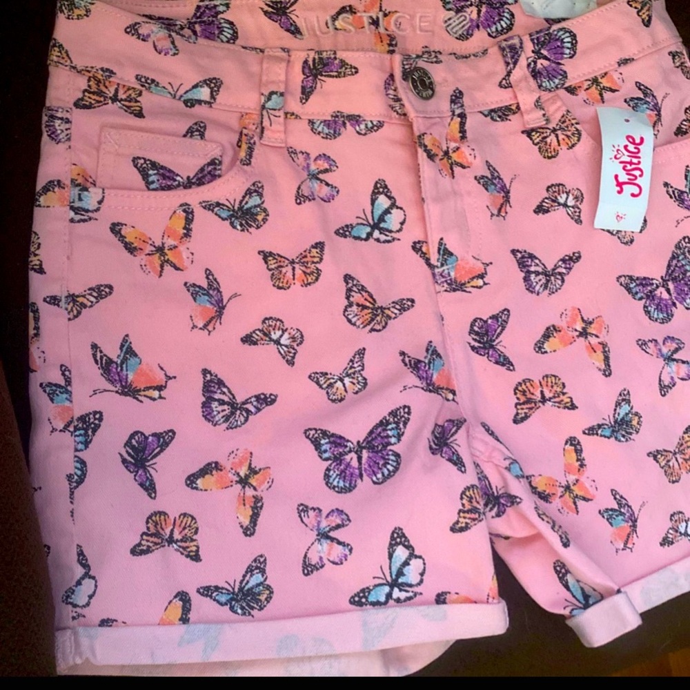 Brand New Justice Butterfly Shorts
